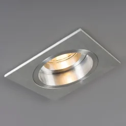 Einbauspot eckig Aluminium dreh- und neigbar - Chuck