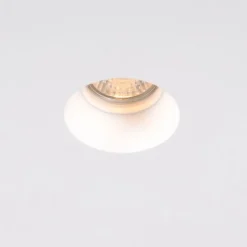 Einbauspot weiß 13 cm rund - Gypsy Stucco