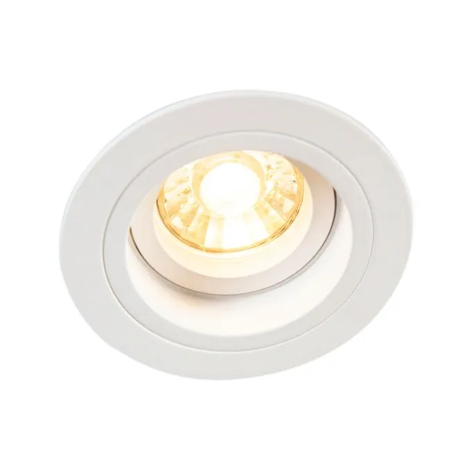 Einbaustrahler rund weiß dreh- und neigbar - Chuck