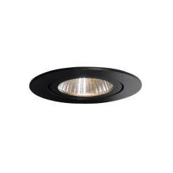 Einbau-Strahler schwarz 6,8 cm inkl. LED 750 lm dimmbar IP23 - Gaius