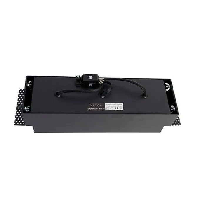 Einbaustrahler schwarz dreh- und kippbar trimmlos - Oneon 3