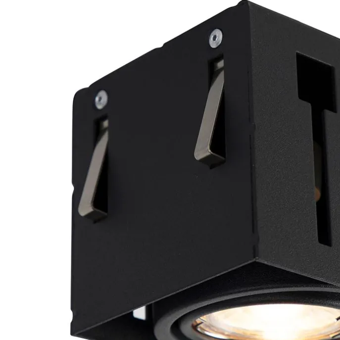 Einbaustrahler schwarz dreh- und kippbar trimmlos - Oneon 3
