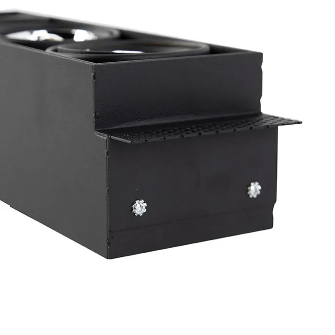 Einbaustrahler schwarz drehbar und kippbar trimmlos 3-Licht - Oneon 3