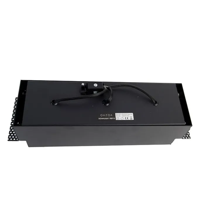 Einbaustrahler schwarz drehbar und kippbar trimmlos 3-Licht - Oneon 3