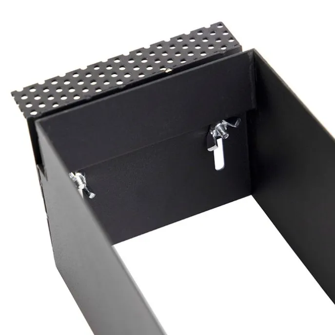 Einbaustrahler schwarz drehbar und kippbar trimmlos 3-Licht - Oneon 3