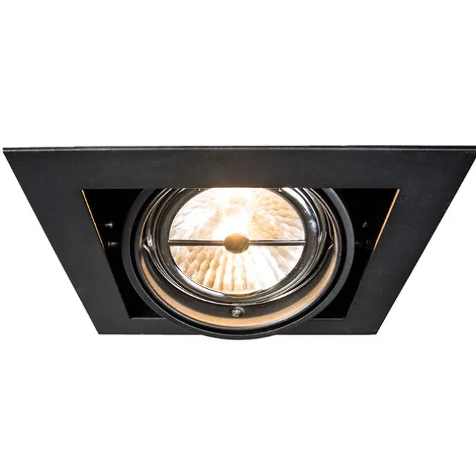 Einbaustrahler schwarz G53 111mm verstellbar - Oneon