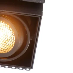 Einbaustrahler Schwarz Kippbar und Drehbar Trimless - Oneon Honey