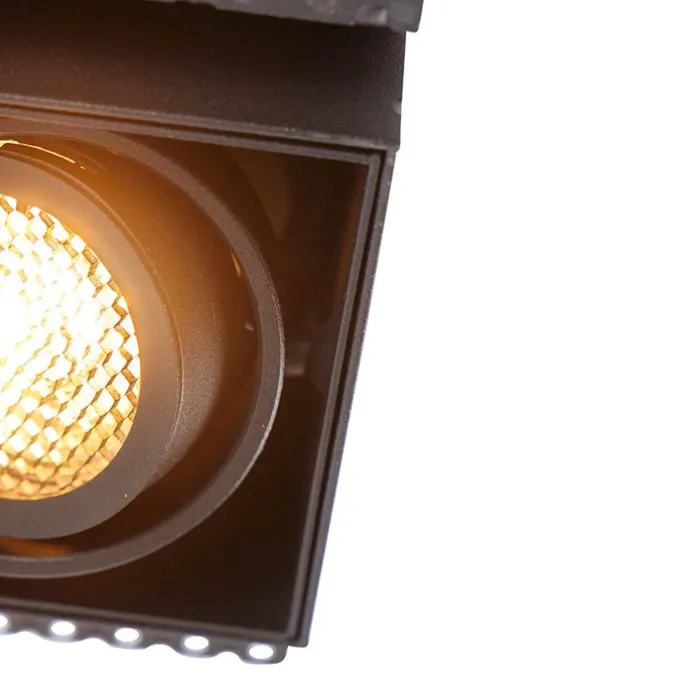 Einbaustrahler Schwarz Kippbar und Drehbar Trimless - Oneon Honey