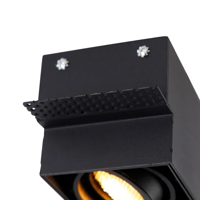 Einbaustrahler Schwarz Kippbar und Drehbar Trimless - Oneon Honey