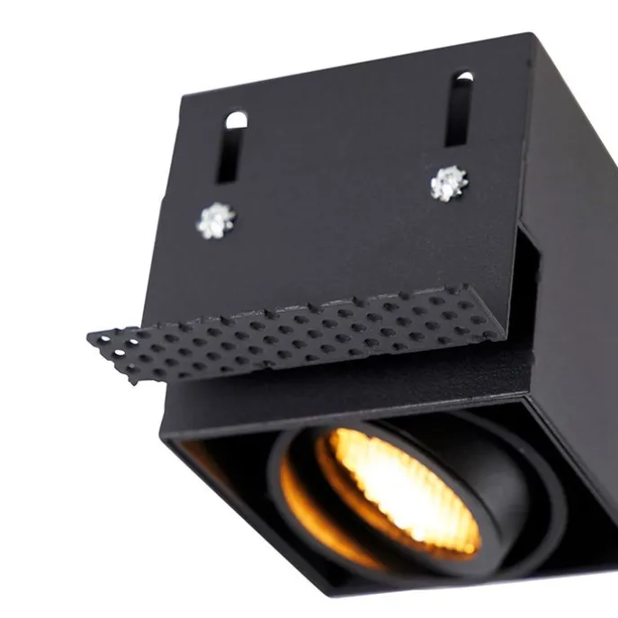 Einbaustrahler Schwarz Kippbar und Drehbar Trimless - Oneon Honey