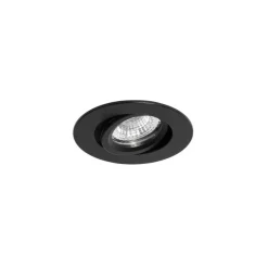 Einbau-Strahler schwarz schwenkbar 6,5cm inkl. LED IP54 Ultra Slim - Pupil