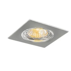 Einbaustrahler schwenkbar chrom eckig - Edu