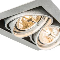 Einbaustrahler Stahl AR111 Verstellbar 2-Lichter - Oneon