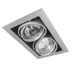 Einbaustrahler Stahl AR111 Verstellbar 2-Lichter - Oneon