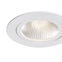 Einbau-Strahler weiß 9,5 cm inkl. LED 1300 lm dimmbar IP65 - Gaius