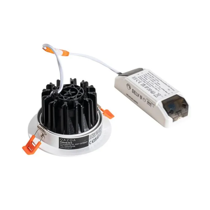 Einbau-Strahler weiß 9,5 cm inkl. LED 1300lm dimmbar IP23 - Gaius