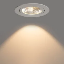 Einbau-Strahler weiß 9,5 cm inkl. LED 1300lm dimmbar IP23 - Gaius