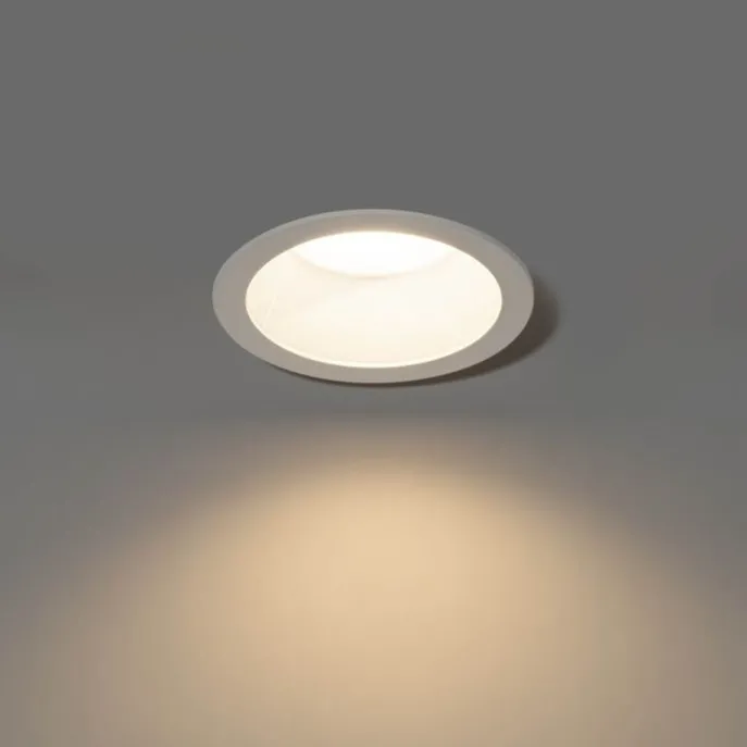 Einbaustrahler Weiß inkl. LED 3000K-5000K mit Dip-Schalter - Elias