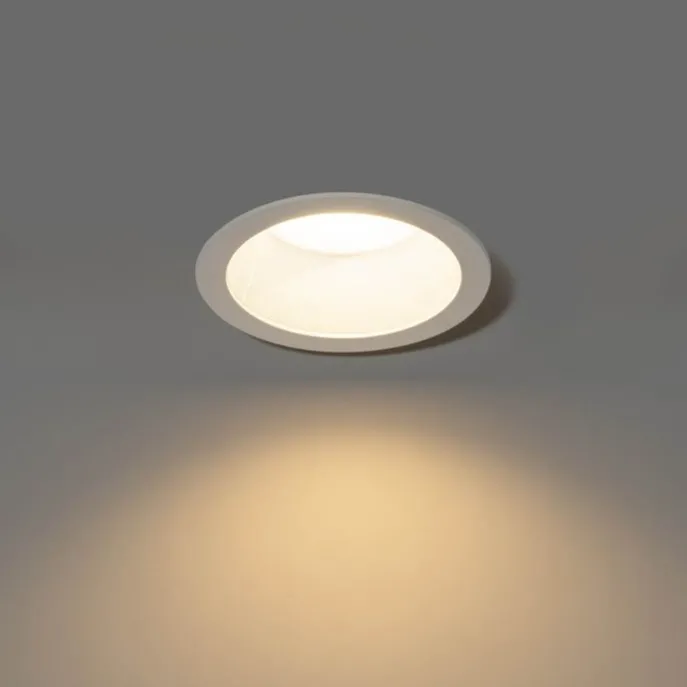 Einbaustrahler Weiß inkl. LED 3000K-5000K mit Dip-Schalter - Elias