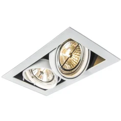 Einbaustrahler weiß schwenkbar 2-flammig - Oneon 111-2