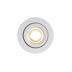 Einbau-Strahler weiß schwenkbar 8,2 cm inkl. dimmbarer LED bis IP54 Ultra Slim - Pupil