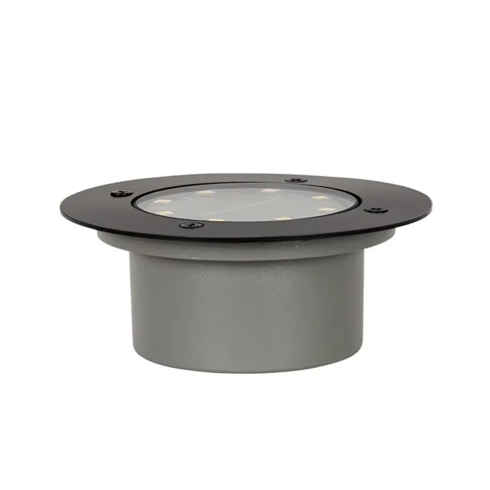 6er Set Bodenstrahler schwarz inkl. LED IP65 Solar - Terry