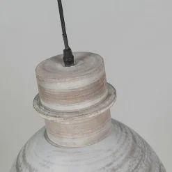 2er Set Country Hängelampen grau - Dory