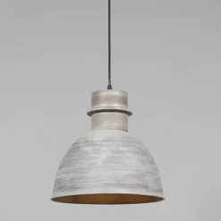 2er Set Country Hängelampen grau - Dory