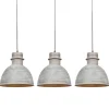 3er Set Country Hängelampen grau - Dory