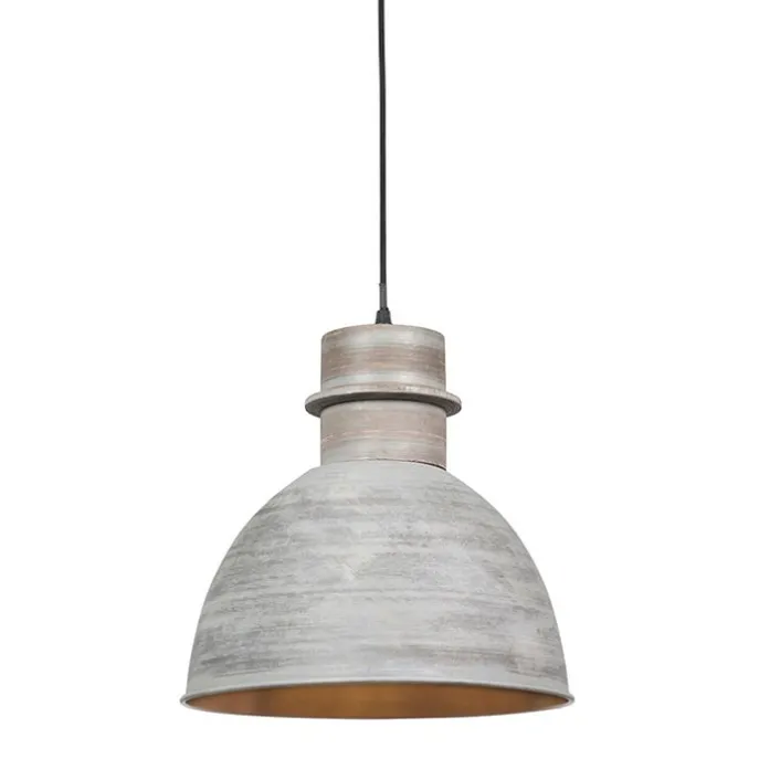 3er Set Country Hängelampen grau - Dory