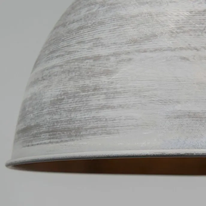 3er Set Country Hängelampen grau - Dory