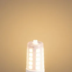 5er Set dimmbarer G9 LED-Lampen Opal 1,2W 100lm 2200K