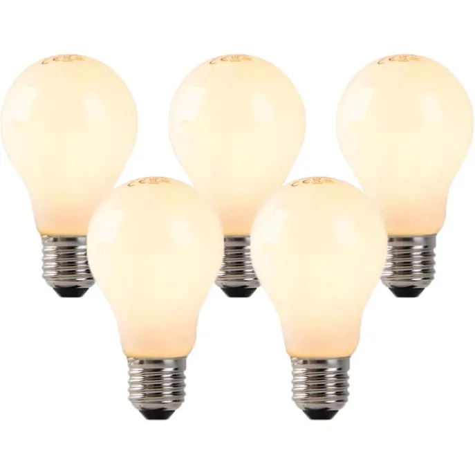 5er Set E27 LED Glühlampen Opalglas 3W 250 lm 2200K
