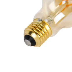 5er Set E27 LED Spiral Filament Glühbirnen A60 Goldline 2W 150lm 2200K