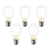 5er Set E27 LED-Glühbirnen A60 Klar 4,9W 1055lm 2700K