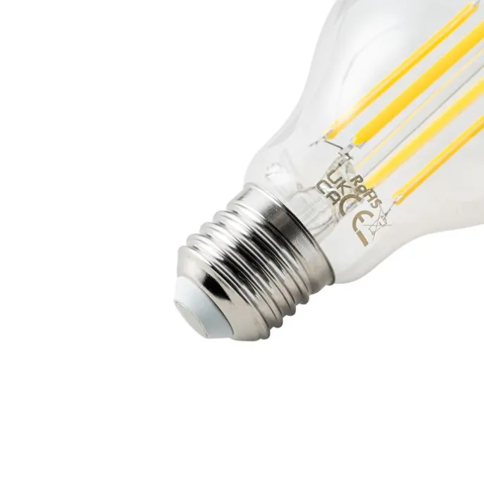 5er Set E27 LED-Glühbirnen A60 Klar 2,2W 470lm 2700K