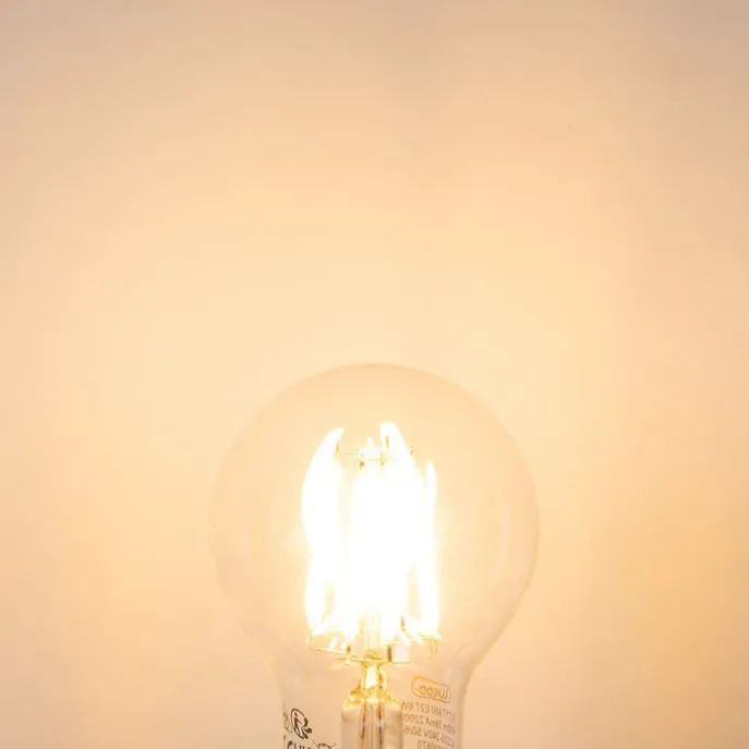 5er Set E27 LED-Glühbirnen A60 Klar 6W 630lm 2200K