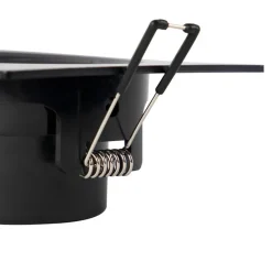 3er Set Einbaustrahler schwarz inkl. LED 3-stufig dimmbar - Miu