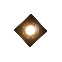 3er Set Einbaustrahler schwarz inkl. LED 3-stufig dimmbar - Miu