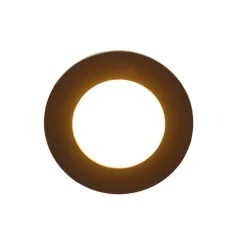 6er Set Einbaustrahler schwarz inkl. LED 3-Stufen dimmbar IP65 - Blanca