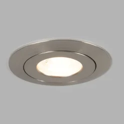 3er Set Einbaustrahler Stahl inkl. LED IP44 - Relax LED