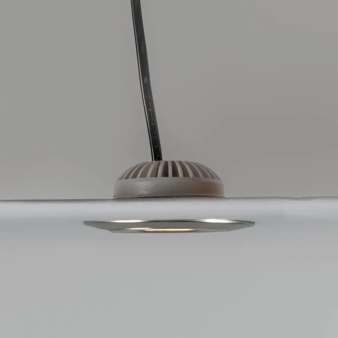 3er Set Einbaustrahler Stahl inkl. LED IP44 - Relax LED