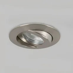 3er Set Einbaustrahler Stahl inkl. LED IP44 - Relax LED