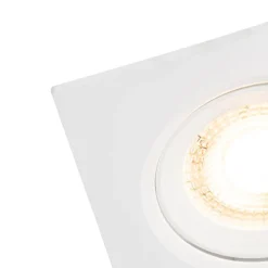 3er Set Einbaustrahler weiß inkl. LED 3-stufig dimmbar - Miu