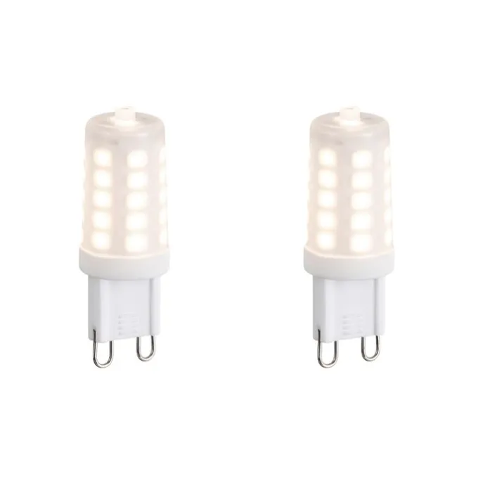 2er Set G9 3-Stufen dimmbarer LED-Lampen Opal 3W 250lm 2700K