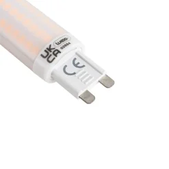 5er Set G9 3-Stufen dimmbarer LED-Lampen Opal 4,5W 500lm 2700K