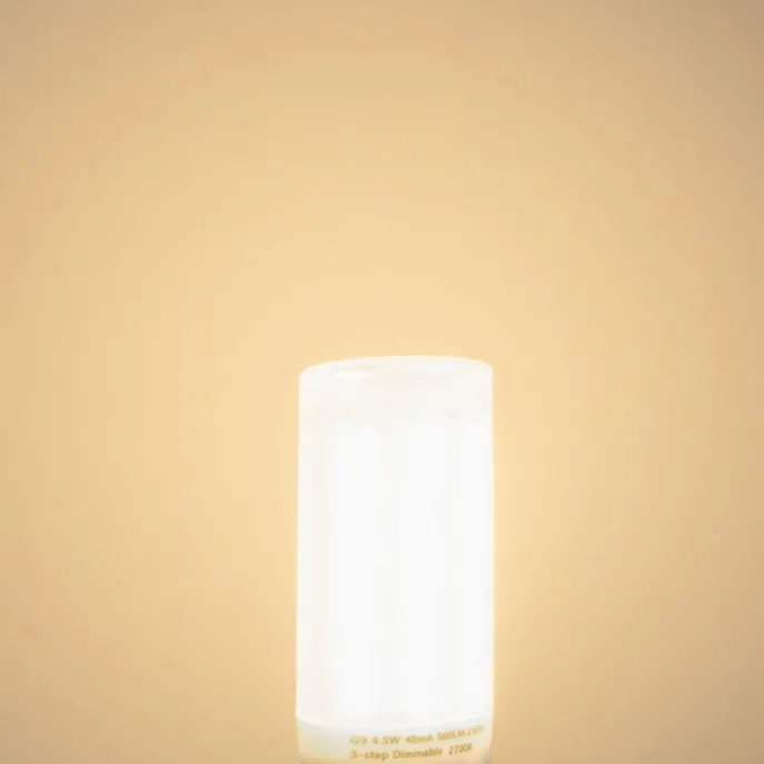 5er Set G9 3-Stufen dimmbarer LED-Lampen Opal 4,5W 500lm 2700K