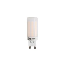 2er Set G9 3-Stufen dimmbarer LED-Lampen Opal 4,5W 500lm 4000K