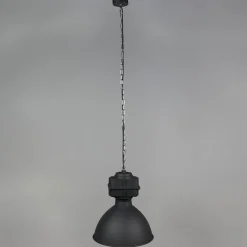 2er Set Industrie Hängelampen klein matt schwarz - Sicko