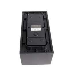 2er Set Industrielle Wandleuchten schwarz 26 cm IP44 - Charlois